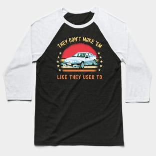 Retro 80s Vintage Car Baseball T-Shirt